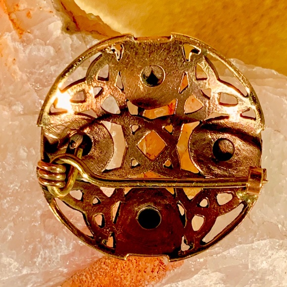 LynnAround Bronze Brooch/Pendant. 1.5” NWT - Picture 3 of 5